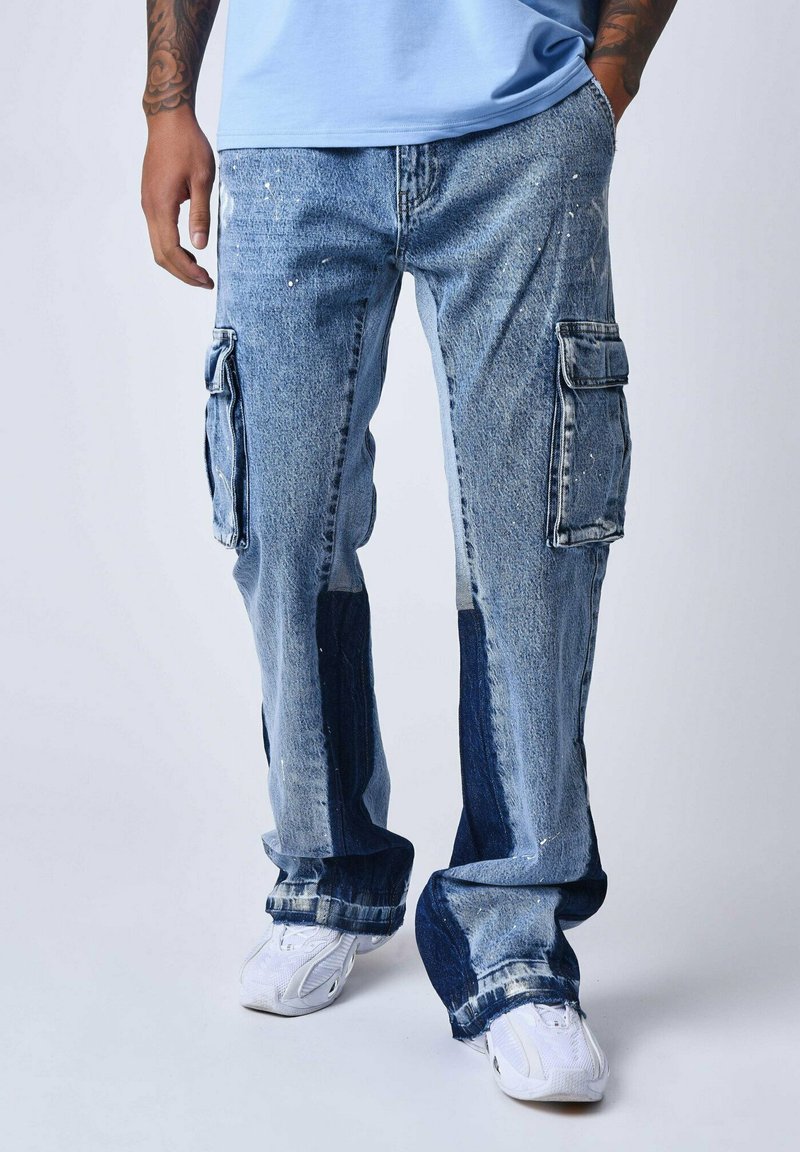 Project X Paris A POCHES - Vaqueros boyfriend - bleu