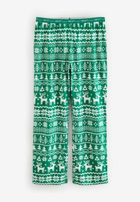 Next FAIRISLE PATTERN LONG SLEEVE - Pigiama - green