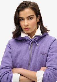 Superdry & Co Sweatjakke - bright purple marl