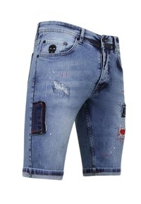 Local Fanatic Jeansshort - blauw