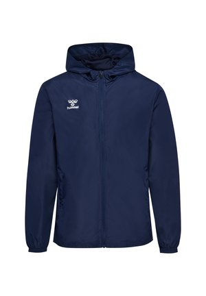 Hummel, HMLESSENTIAL AW JACKET - Veekindel jope - marine