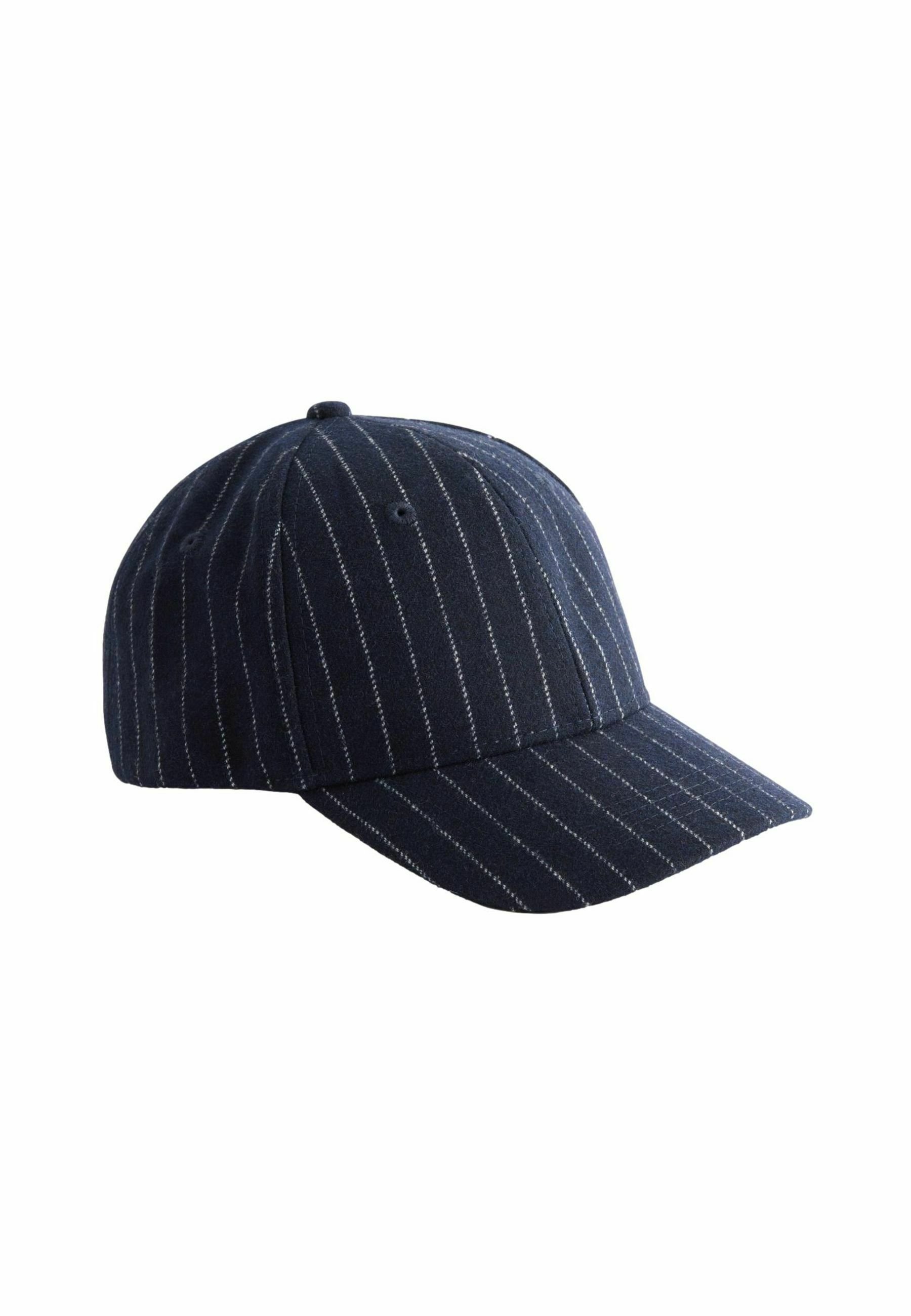 Next REGULAR FIT Casquette navy blue pinstripe/bleu ZALANDO