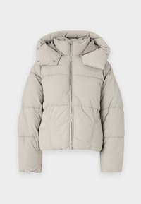 NMCODDY SHORT PUFFER JACKET - Winterjas - ghost gray