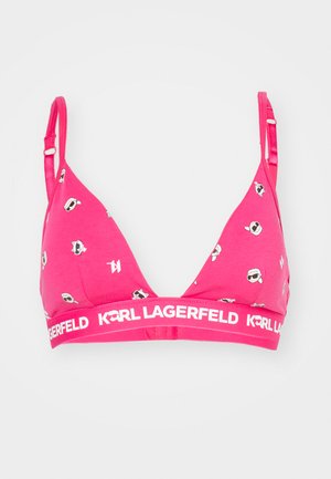 KARL LAGERFELD IKON PADDED BRALETTE - Triangel BH - raspberr