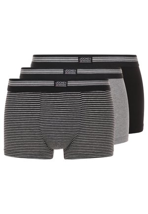 SHORT 3PACK - Underkläder - black/grey