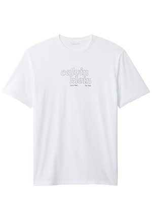 Calvin Klein Jeans, REGULAR FIT T-SHIRT - T-shirts print - bright white