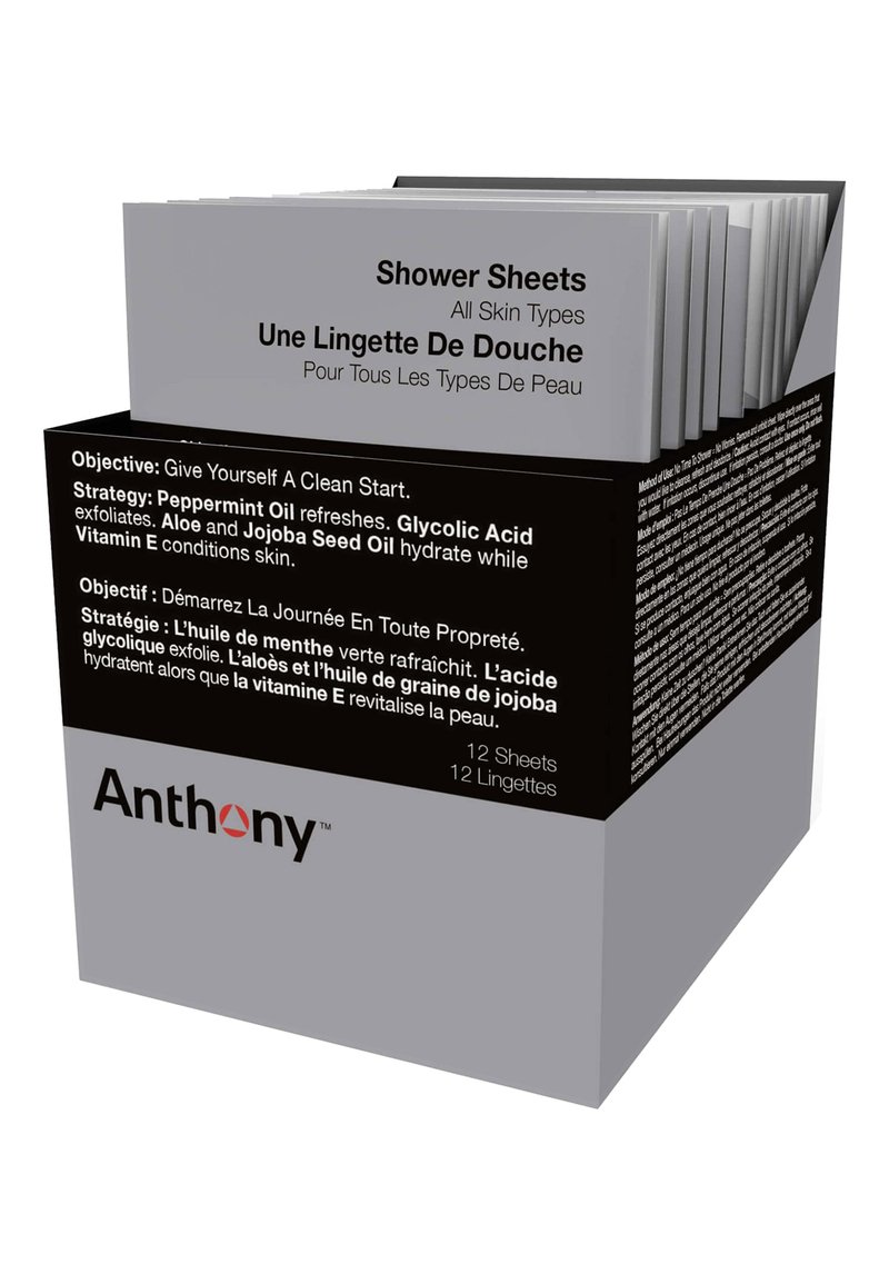 Anthony SHOWER SHEETS NEW 12 SHEETS - Suihkusaippua