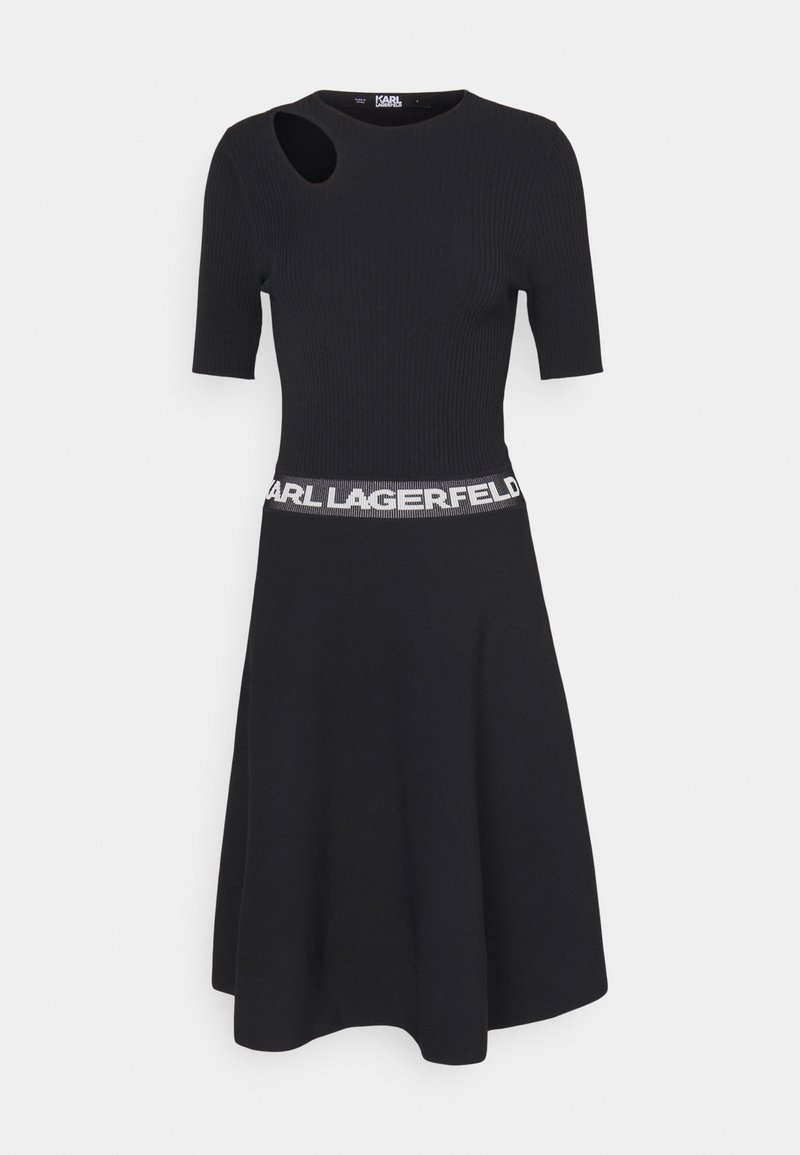 Karl Lagerfeld Gebreide jurk zwart