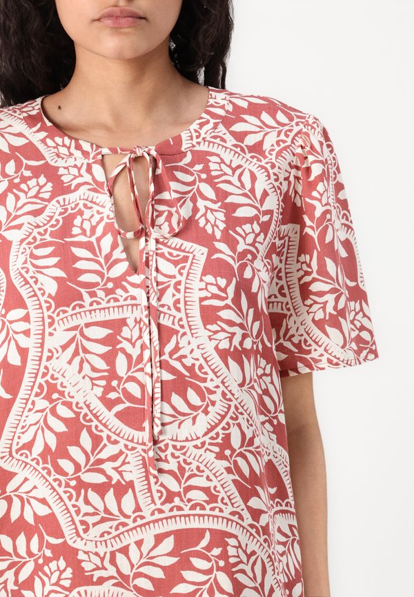 VMBALI V NECK - Blouse - marsala4