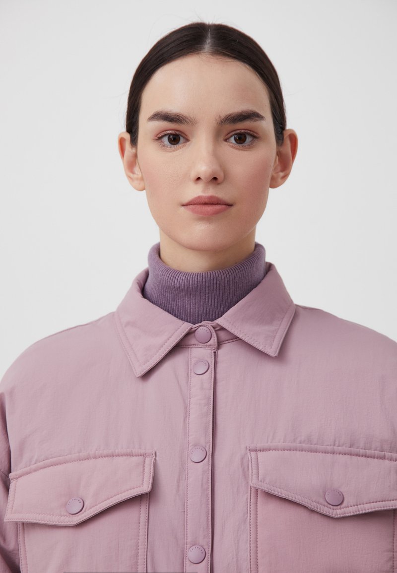 Damen Leichte Jacken | Finn Flare ÜBERGANGS Übergangsjacke grey pink/rosa - KA34172 Damen Leichte Jacken | Finn Flare ÜBERGANGS Übergangsjacke grey pink/rosa - KA34172