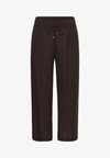 KCMILLE WIDE - Pantalon classique - black coffee