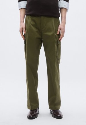 CRAYSEN - Armijas stila bikses - open green