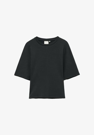 PULL&BEAR, SHORT SLEEVE BATWING SLEEVE - T-SHIRT - T-shirt basique - dark grey