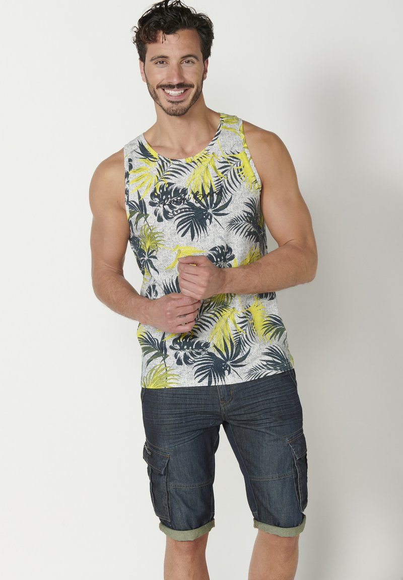 Koroshi TANK - Tops - blanco white