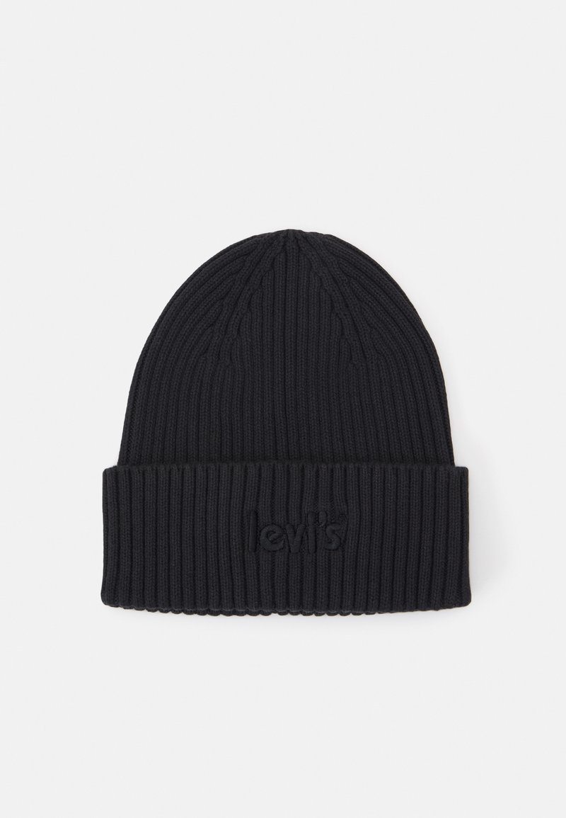 Levi's® POSTER LOGO BEANIE UNISEX - Bonnet - black