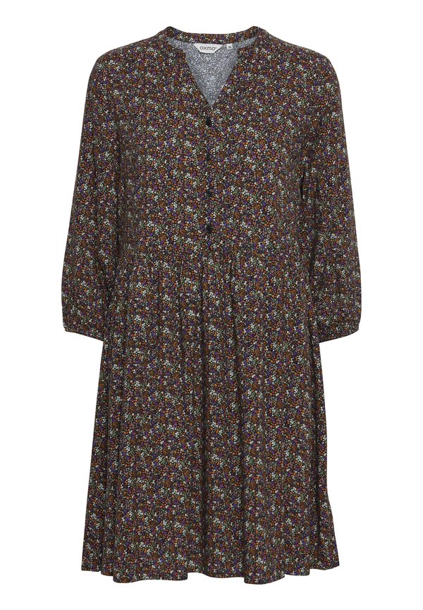 OXElva - Day dress - burnt orange mix4