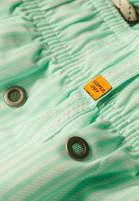 Superdry & Co PRINTED - Bañador corto - mint stripe print