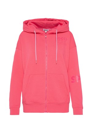 Soccx Zip-up sweatshirt - coral pink