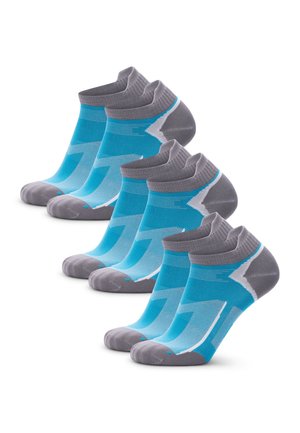 LOW-CUT RUNNING PACK 3 - Calze - caribbean blue