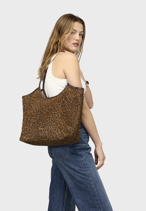 nat & nin MILAN - Shopping bag - leopard