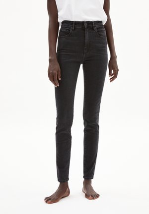 Skinny džíny - mottled black