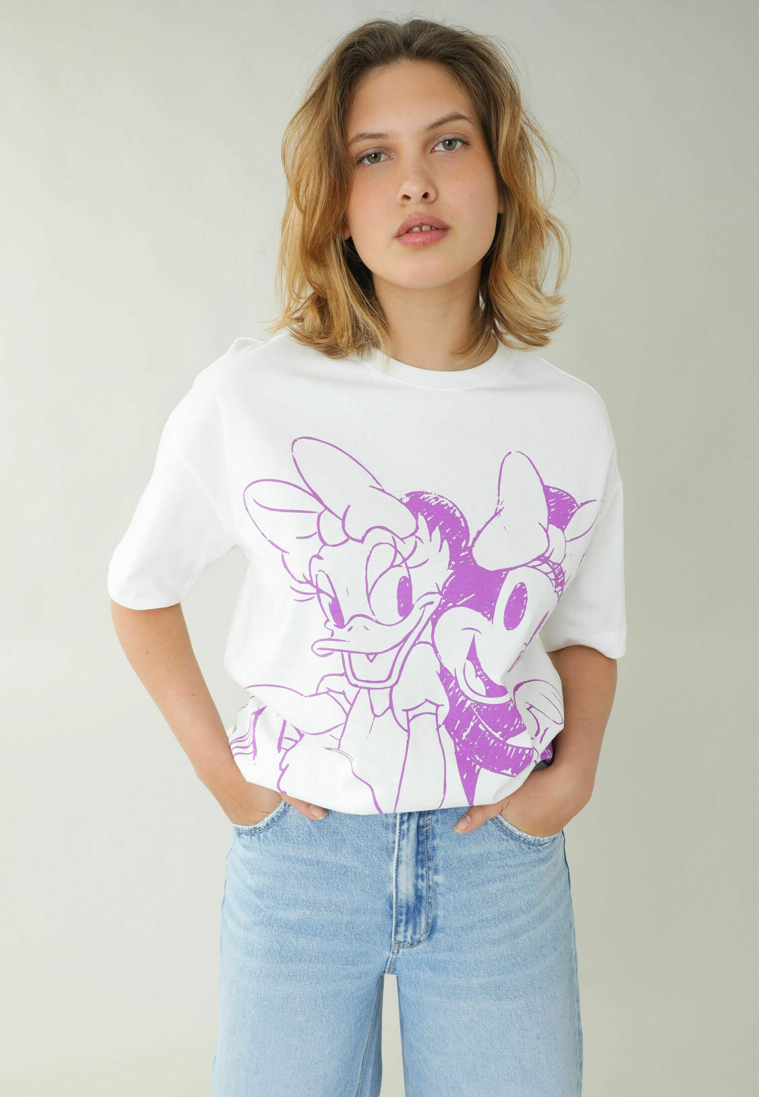 Pimkie MINNIE UND DAISY - Camiseta estampada - pink/rosa - Zalando.es