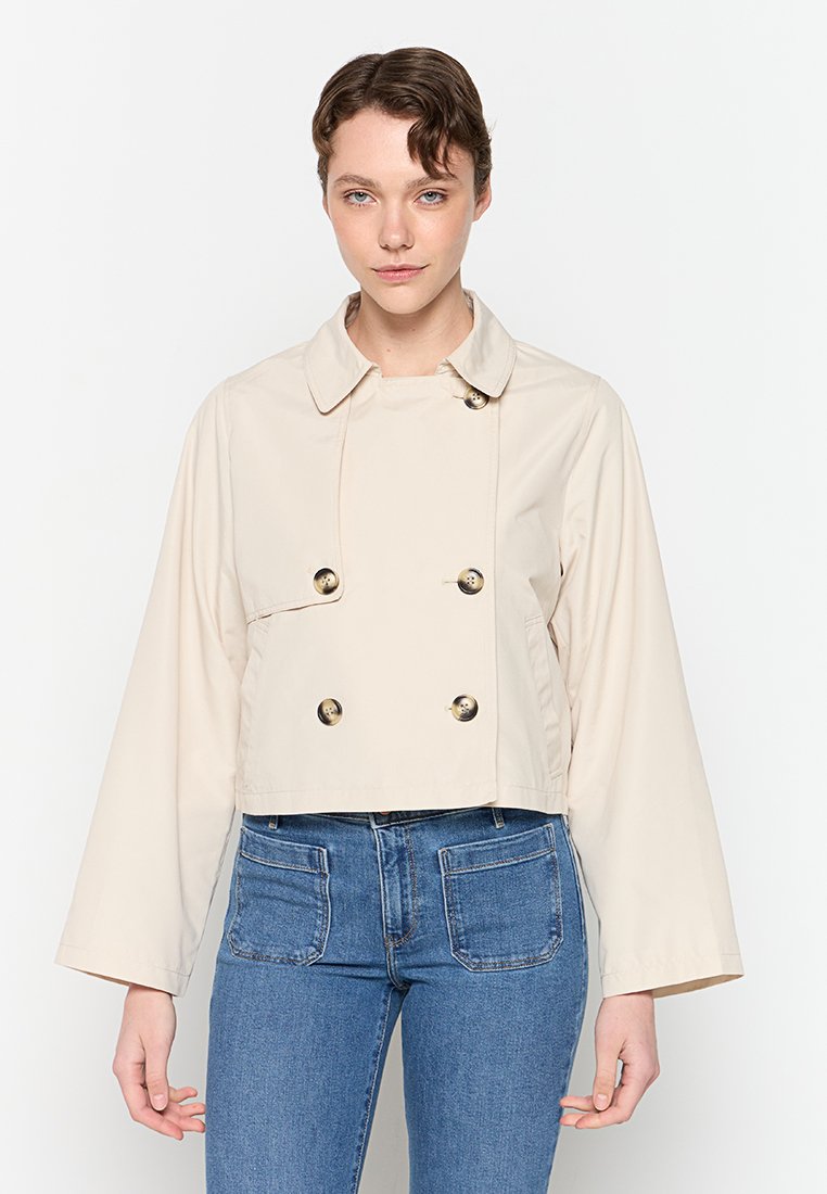Vero Moda Lichte jas beige Vero Moda Lichte jas beige