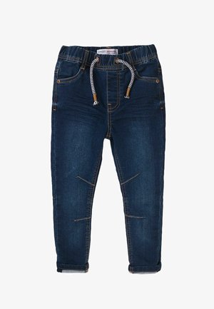 ELASTICATED KNITTED - Džíny Slim Fit - blue denim