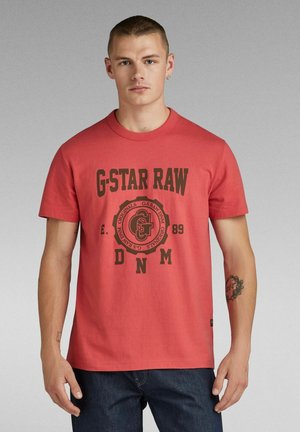 G-Star COLLEGIC - T-shirt imprimé - finch