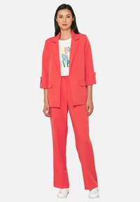 LolaLiza STRAIGHT - Trousers - coral pink