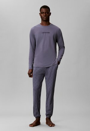 Calvin Klein Underwear, LONG SLEEVE PYJAMA SET - COTTON STRETCH - Пижама - grisaille
