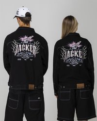 Jacker INFERNO JACKET UNISEX - Farkkutakki - black