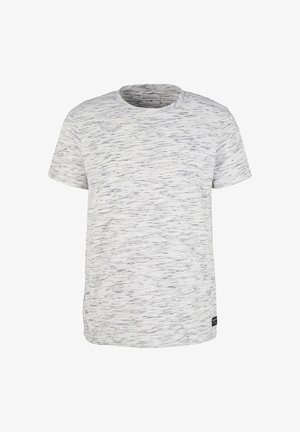 MIT STRUKTUR - T-shirt imprimé - grey white injected structure