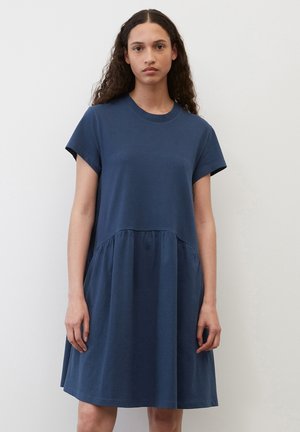 STYLE HEAVY RAW RUFFLES - Jerseykjole - inky night