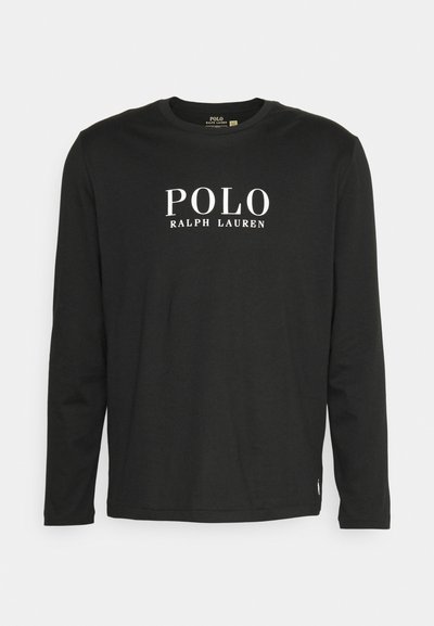 Polo Ralph Lauren CREW SLEEP - Pyžamový vrchný diel - black