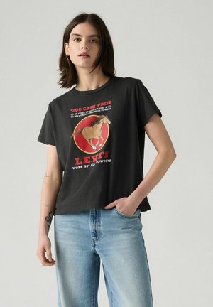 Levi's® GRAPHIC BOXY SINCE - T-shirt imprimé - black