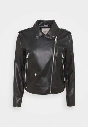 Kunstlederjacke - black