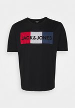 Jack & Jones Junior JJECORP LOGO TEE SS CREW NECK NOOS - T-shirt con stampa - navy blazer 5/multicolore