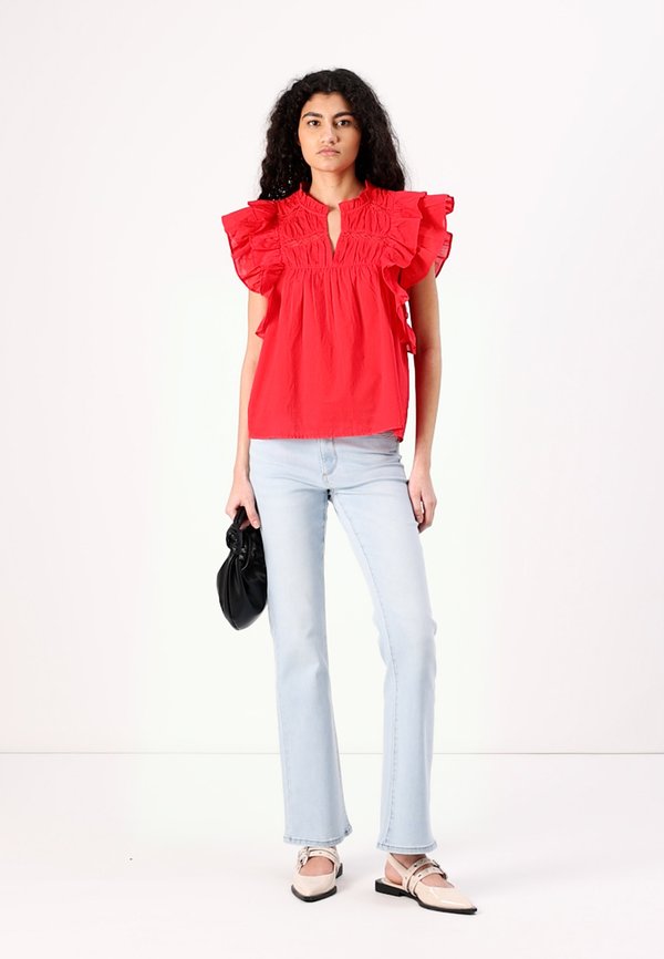 ONLSUNNY LIFE FRILL - Blouse2