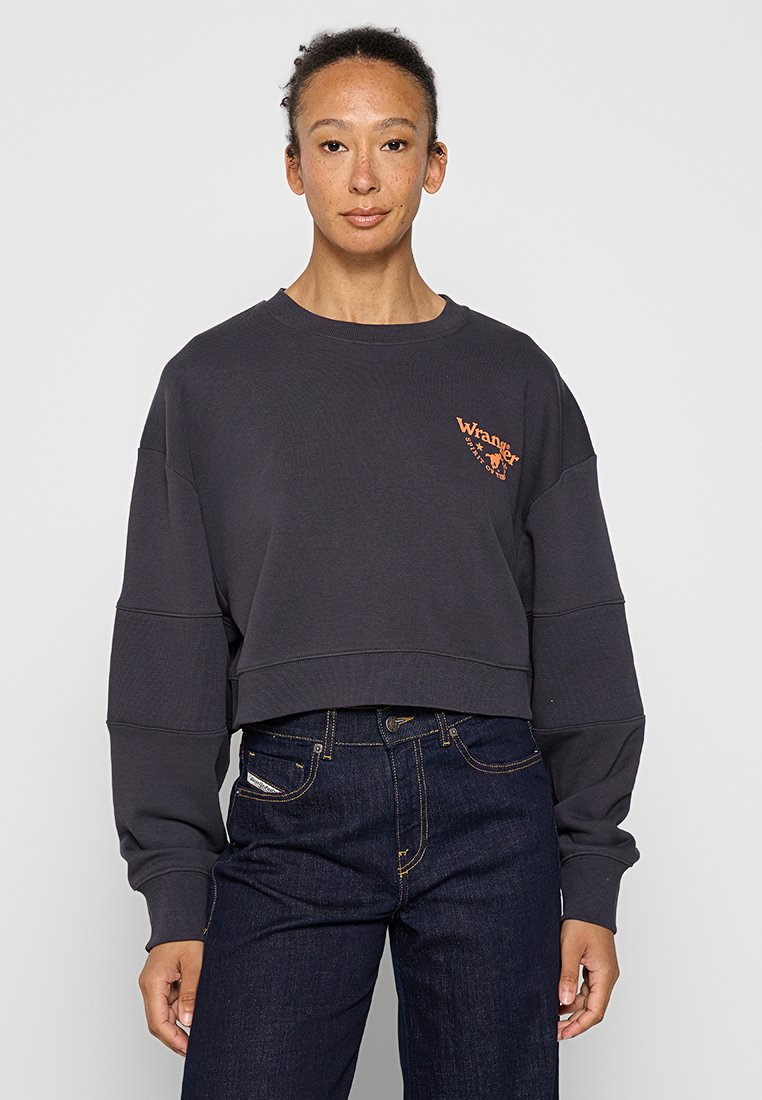 Wrangler Sweater donkergrijs
