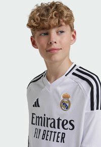 adidas Performance REAL MADRID 24/25 LONG SLEEVE HOME KIDS - Keepers T-shirt - white