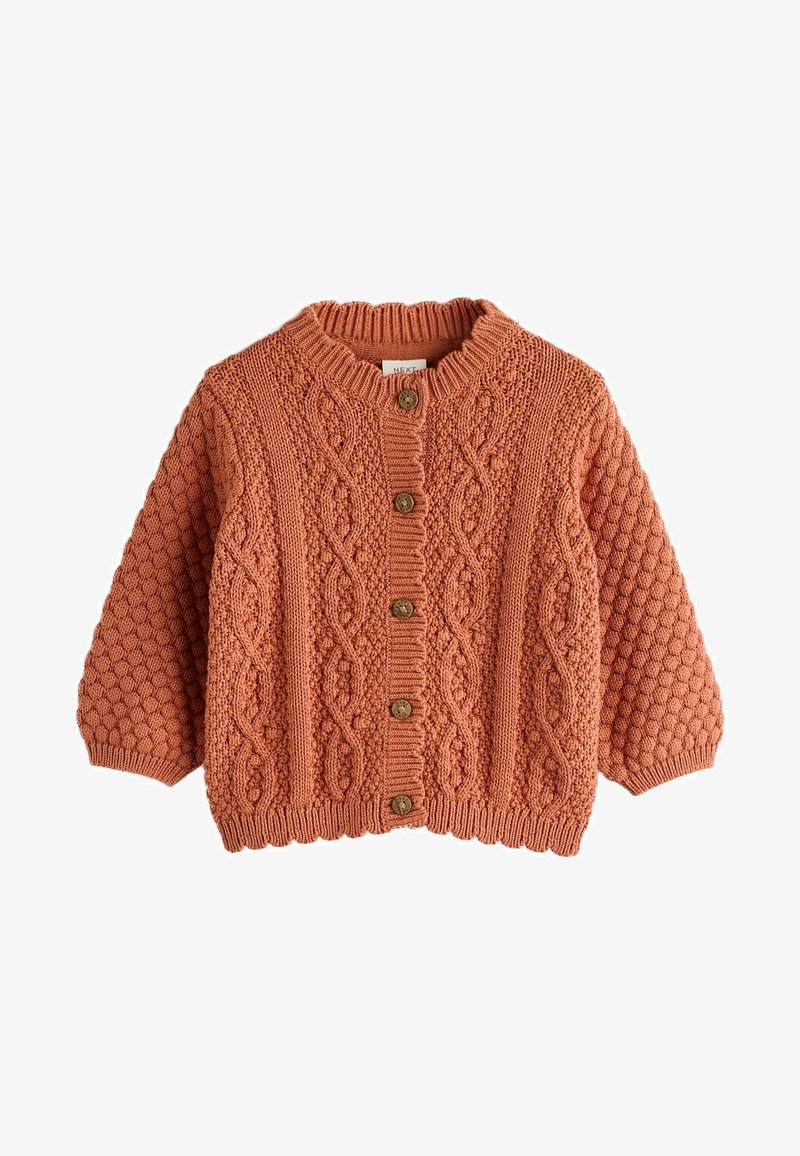 Next BOBBLE - REGULAR FIT - Kardigan - rust brown