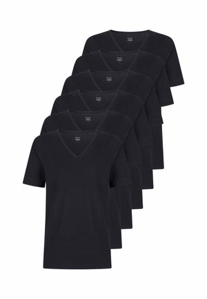 6 PACK DYMANIC - Maglietta intima - nero