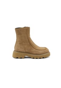 Frau Shoes WITH ADLER STITCHING - Enkellaarsjes met plateauzool - beige