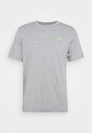 TEE YOGA - Camiseta estampada - dark grey heather