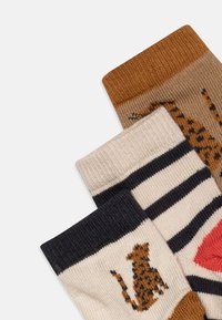 Liewood SILAS UNISEX 3 PACK  - Ponožky - sandy