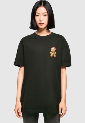 T-shirts med print - black