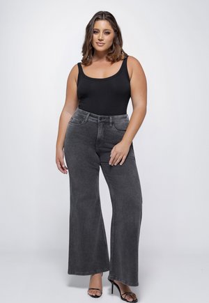 BELL - Bootcut jeans - onyx black