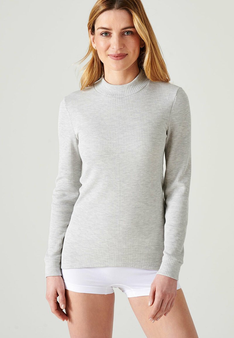 Damart CÔTE RICHELIEU COL MONTANT - Longsleeve - Heather gray