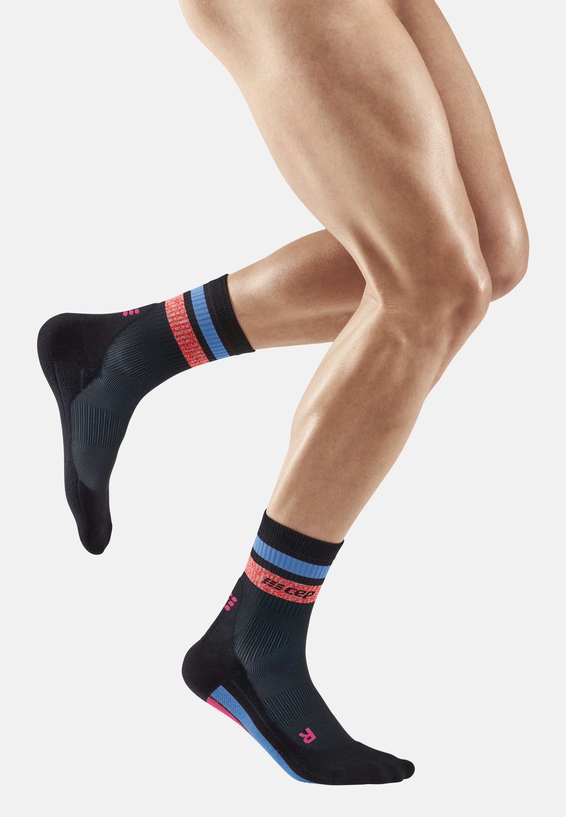 CEP Max Cushion Mid Cut Socken - EU 39-42, Wander Socken Mit Extra Polsterung